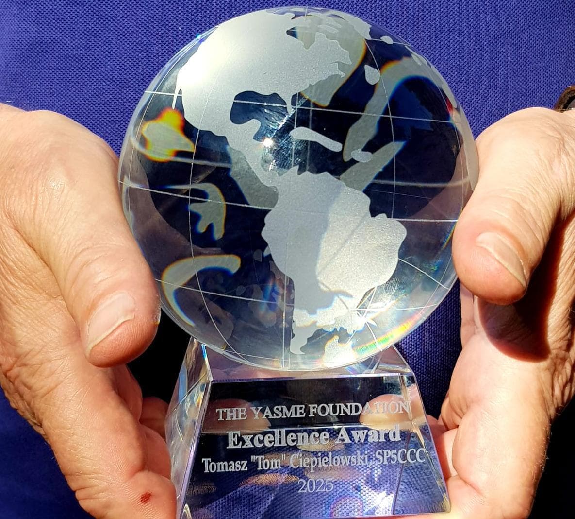 SP5CCC YASME AWARD GLOBE